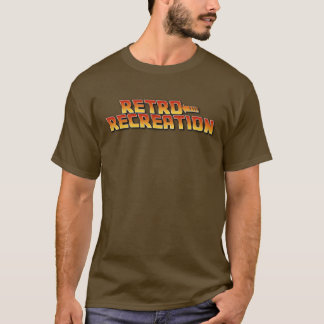レトロレクリエーションを未来のロゴに戻す Tシャツ