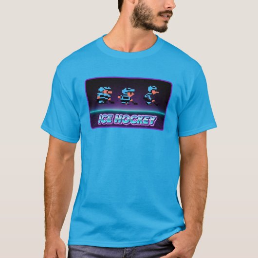 レトロレクリエーションアイスホッケー Tシャツ (正面)