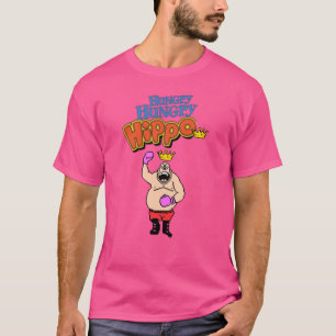 レトロレクリエーション空腹ヒッポ Tシャツ