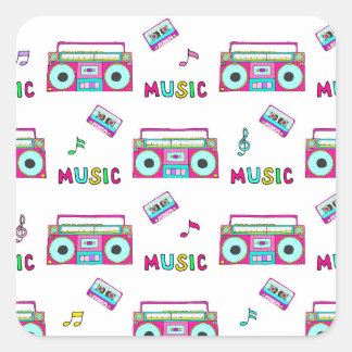 レトロレコーダテープシームレス スクエアシール