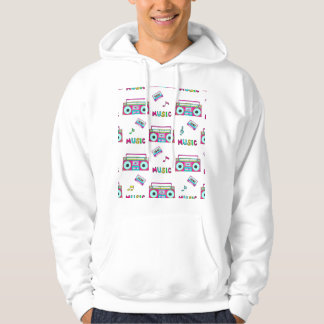 レトロレコーダテープシームレス パーカ