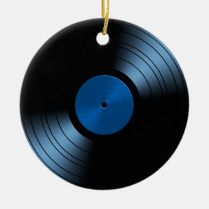 レトロレコードのアルバム-非常に セラミックオーナメント