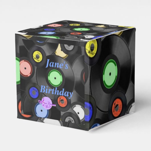 レトロレコードの正方形の優先ボックス フェイバーボックス (正面サイド)