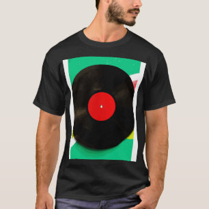 レトロレコードカラフル1 Tシャツ