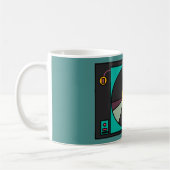 レトロレコードプレーヤー コーヒーマグカップ (左)