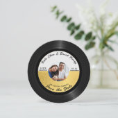 レトロレコード写真QRコードを保存 セーブザデート (スタンド正面)