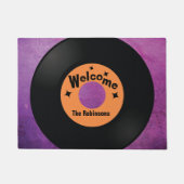 レトロレコード愛好家 ドアマット (正面)
