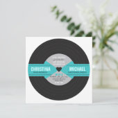 レトロレコード招待状 招待状 (スタンド正面)