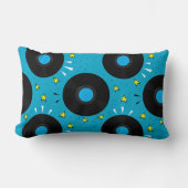 レトロレコード漫画帳スタイル ランバークッション (正面)