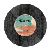 レトロレコード音楽アルバム カッティングボード (正面)