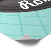 レトロレコード音楽ウォールアートポスタープリントDecor ポスター (角)