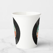 レトロレコード音楽誕生日パーティー 紙コップ (左)