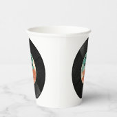 レトロレコード音楽誕生日パーティー 紙コップ (右)