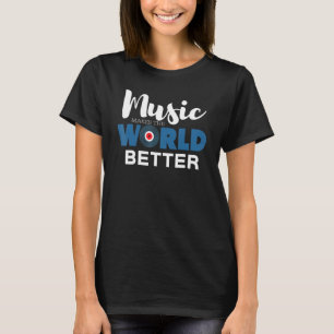 レトロレコード音楽 Tシャツ