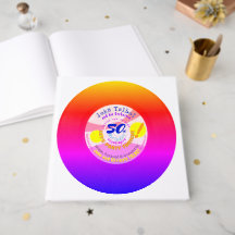 レトロレコード45 RPMレインボー50誕生日GB