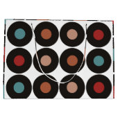 レトロレコード60s音楽バースデーパーティー ラージペーパーバッグ (裏面)