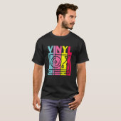 レトロレコード80s音楽90s恋人33 45 78 R Tシャツ (正面フル)