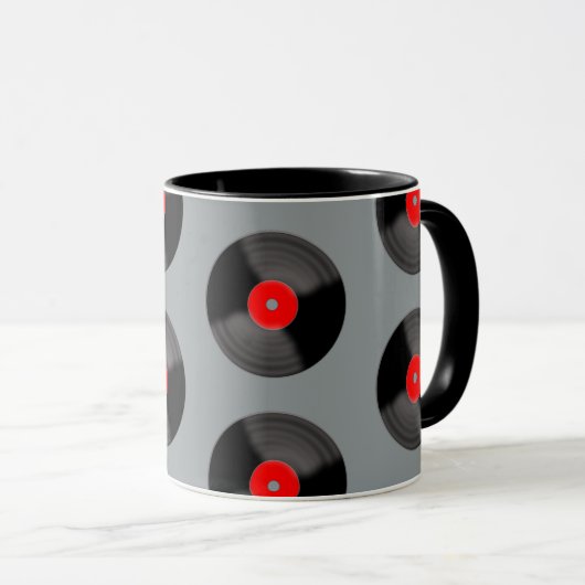 レトロレコード コーヒーマグ マグカップ (正面右)