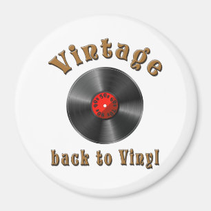 レトロレコード、ヴィンテージ、Oldie マグネット