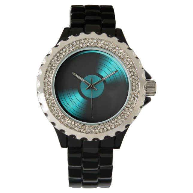 レトロレコード 腕時計 (正面)