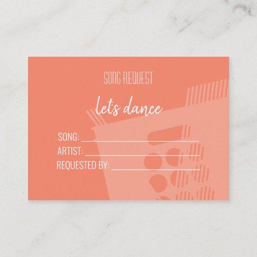 レトロレコードRSVP エンクロージャーカード (裏面)