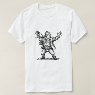 レトロレスリングマネージャー メガホンチャンピオンシップ Tシャツ