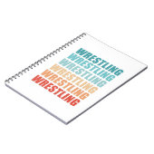 レトロレスリングヴィンテージ贈与 ノートブック (左側)