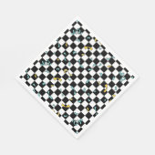 レトロレッズパーティー誕生日 スタンダードランチョンナプキン (角)