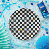 レトロレッズパーティー誕生日 ペーパープレート (パーティー)