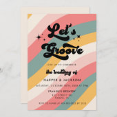 レトロレッツグルーヴカジュアル結婚ズ 招待状 (正面/裏面)