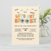 レトロレッツコスメ不気味ットハローウィンパーティ 招待状 (スタンド正面)