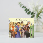 レトロレッツゴーショッピング招待状シティバストップス 招待状 (スタンド正面)