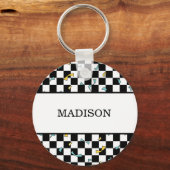 レトロレッツパーティーデイジー誕生日 キーホルダー (裏面)