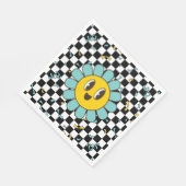 レトロレッツパーティーデイジー誕生日 スタンダードランチョンナプキン (角)