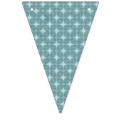 レトロレッドとティール(緑がかった色)キャンパー バンティングフラッグ (第2の旗)