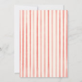 レトロレッドオーwhatおもしろいクリスマスサンタクロースパーティー 招待状 (裏面)