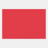 レトロレッドカーとクリスマスツリーを屋根に ラッピングペーパーシート (正面2)