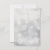 レトロレッドカー運ズのクリスマスツリー セーブザデート (裏面)