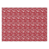 レトロレッドキッチン テーブルクロス (正面(横))