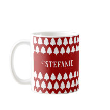 レトロレッドクリスモダンスミニマルユニークカスタム