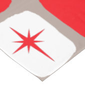 レトロレッドスターバストテーブルクロス(大プリント) テーブルクロス (アングル)