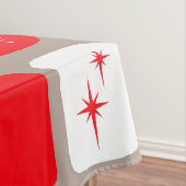 レトロレッドスターバストテーブルクロス(大プリント) テーブルクロス (インサイチュ)