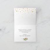 レトロレッドトラック4 PHOTOクリスマスグリーティングフォールディング シーズンカード (内部)