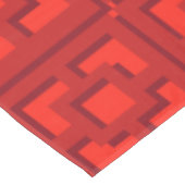 レトロレッドトレリスタブレクロス テーブルクロス (アングル)