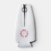 レトロレッドハッピーキャンパーズクレストキャンプクルー ボトルクーラー (裏面)