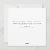 レトロレッドファームトラッククリスマスツリーグリーティング シーズンカード (裏面)