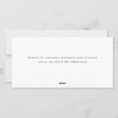 レトロレッドファームトラッククリスマスツリー企業の シーズンカード (裏面)