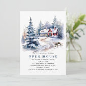 レトロレッドファームバーンクリスマスオープンハウス 招待状 (スタンド正面)