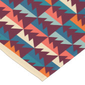 レトロレッドブルーモダンシンプルクリスマスツリークリスマス ショートテーブルランナー (コーナー)