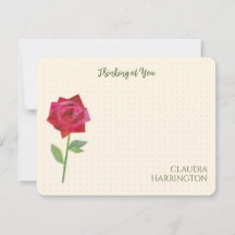 レトロレッドローズオリジナルコラージアートミッドセンチュリー